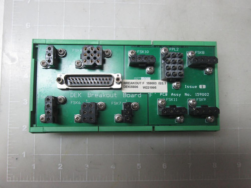 DEK BREAKOUT 159002 BOARD MODULE T55281