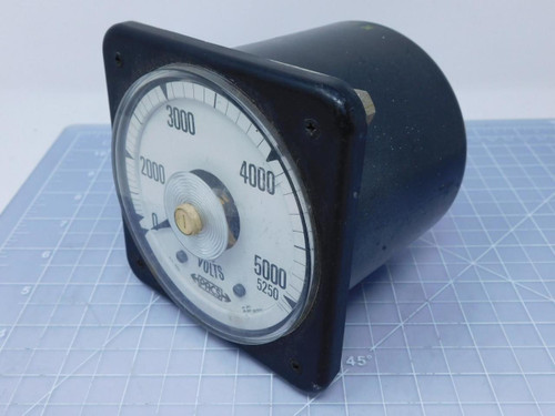 Crompton instruments 077-090 PACS Meter 0-5000 AC Volts T121239 For Sale