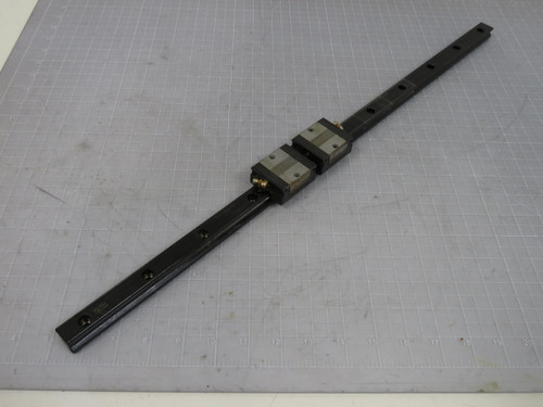 Lot of 2 THK SSR20 Y5K1553 Linear Bearings LM Guide on 27 In Rail For Sale