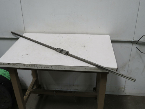 Lot of 2  R162212320 2840 Bearings w Linear Slide Rail 54 In  For Sale