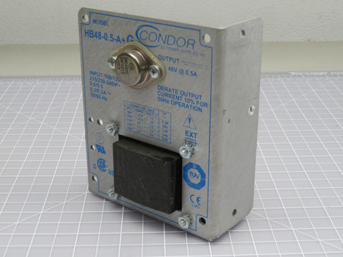 Condor HB48-0.5A+G  Power Supply 48 VDC 0.5 Amp  For Sale