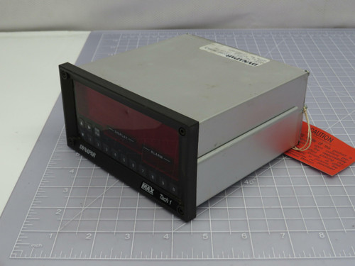 Dynapar MAX TACH 1 MT100500 LCD Rate And Draw Indicator Counter  For Sale