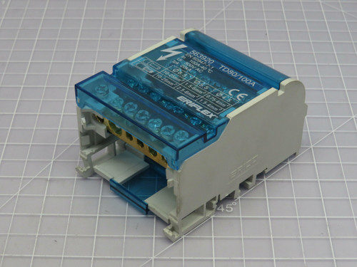 Eriflex 563920 TD80/100A EN 60947-7-1 2 Pole Distribution Block  For Sale