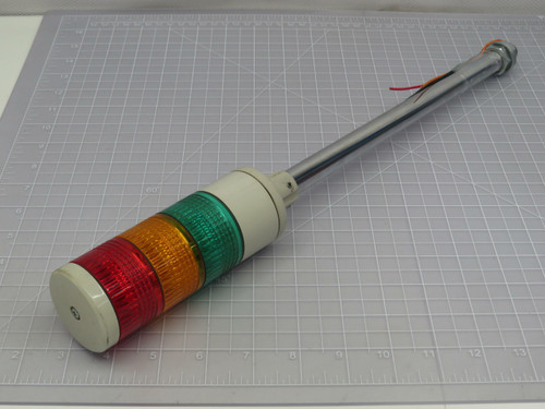 Patlite LES-02A  Signal Tower 24 VAC/DC Class 2  For Sale