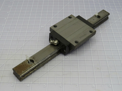 THK SHS20  Linear Bearing Block on a 9.5 Rail  For Sale