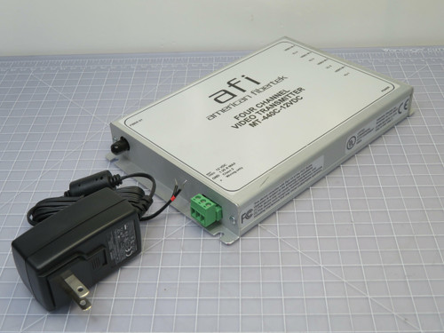American Fibertek MT-440C 362409-000 Transmitter 1 Fiber To 4 Coax Transmitter Wall M  For Sale