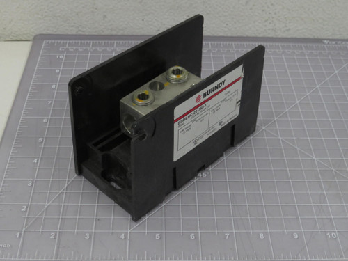 Lot of 2 Burndy  BDBLHC223501  Power Distribution Block 1 Pole  For Sale