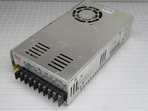 Mean Well SP-320-3.3  DC Power Supply 3.3 VDC 55 Amp w cosmetic wear  For Sale Mean Well SP-320-3.3  DC Power Supply 3.3 VDC 55 Amp w cosmetic wear  For Sale