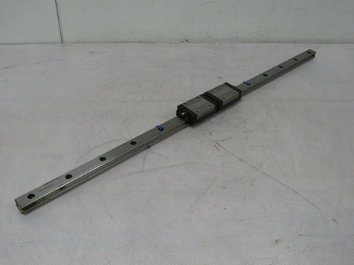 LOT OF 2 THK SSR20 LINEAR BEARING BLOCK ON A 30 IN RAIL T188160