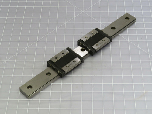 Lot of 2 THK RSH9WZM 7E082X Linear Bearing Blocks on a 8 In Rail  For Sale