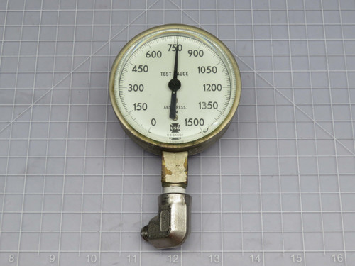 USG 24047  0 to 1500 PSI Test Gauge  For Sale