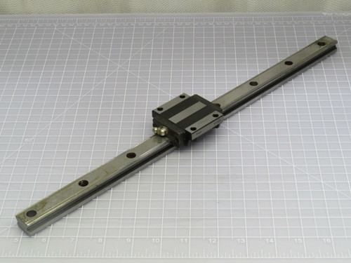 THK SR20 LINEAR BEARING BLOCK ON A 17.5 IN RAIL T188069