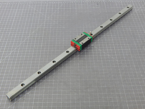 EGH20CAH 208UP-3M LINEAR BEARING BLOCKS ON A 24 IN RAIL TK314