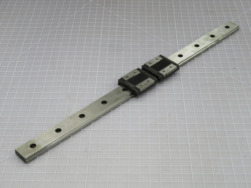 Lot of 2 THK  RSR12WZM   Linear Blocks on CNC Rail 17 In  For Sale