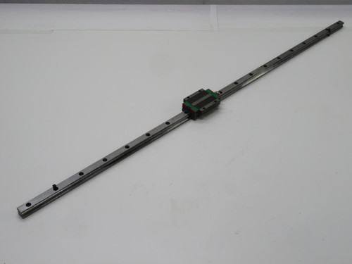 Hiwin  HGW20HCH   Linear Block on CNC Rail 44 In  For Sale