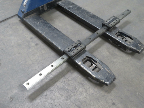 Lot of 2 THK SNS55  Linear Bearing Blocks on a 59 in Rail  For Sale