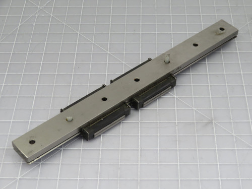 LOT OF 2 THK RSH9WZM LINEAR BEARING BLOCK ON A 8 IN RAIL T198147