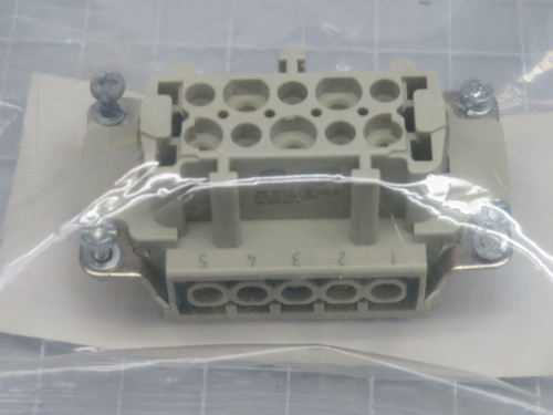 HARTING 09330102701 HAN E 10 POS F INSERT SCREW T192014