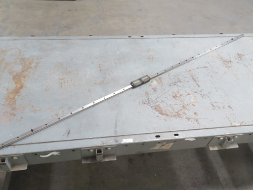 Lot of 2 THK  SSR15  Linear Bearings on CNC Rail 69 In  For Sale