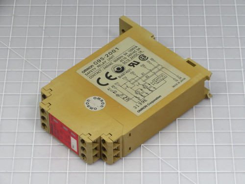 Omron  G9S-2001  Safety Relay Unit  For Sale