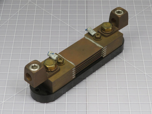 Burndy  KA25  Copper Set Screw Lug Connector and RAM Meter 300 A 50 MV  For Sale