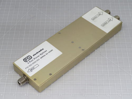 PG ELECTRONICS 002-0002-003 2 PORT POWER SPLITTER T195662