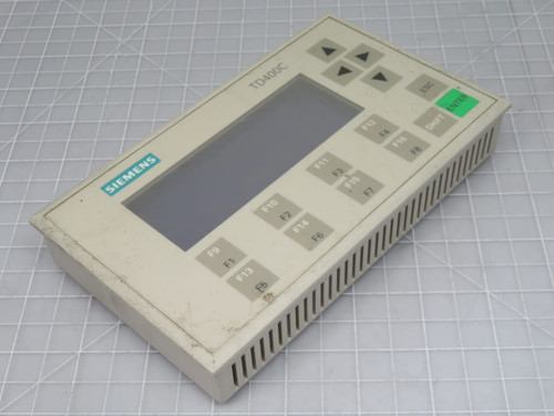 Siemens  TD400CV2.0 6AV6 640-0AA0-0AX0 Display 24 VDC 40 mA  For Sale