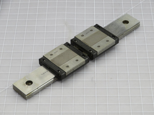 Lot of 2 THK  SRS1 2WM   Linear Blocks on CNC Rail 7 In  For Sale