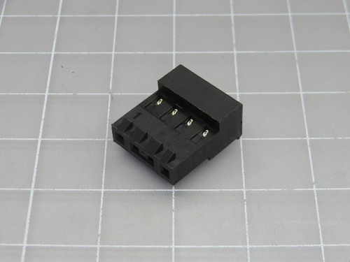 LOT OF 300 TE 3-644329-4 4 POSITION RECTANGULAR RECEPTACLE CONNECTOR IDC TIN T207959
