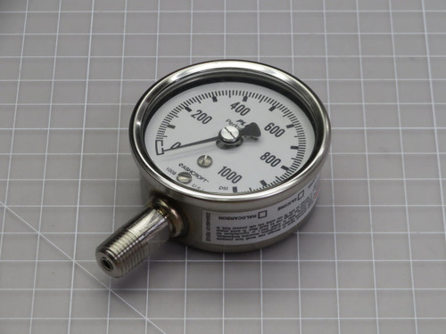 Ashcroft  63 1008S02L1000#
  Pressure Gauge 0-1000 PSI  For Sale