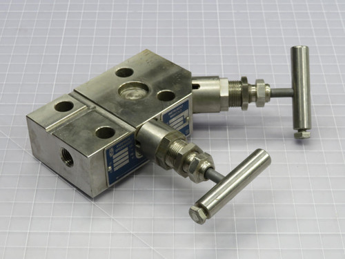 Anderson Greenwood   MC2HPS-AXP  Stainless Valve Manifold  For Sale