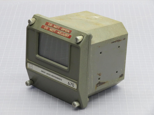 GLI  670  PH CONTROLLER FLOW RATE MONITOR  For Sale