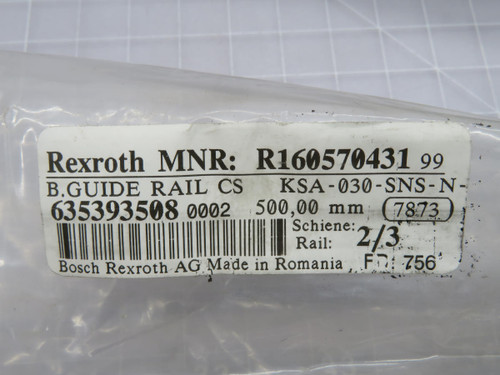 Rexroth  R160570431 635393508 B.GUIDE RAIL  For Sale