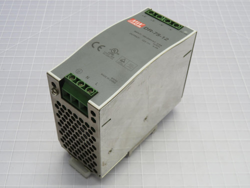 MEAN WELL DR-75-12 POWER SUPPLY T219461