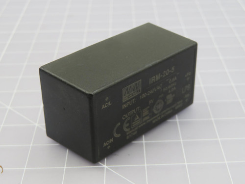 340  MEAN WELL  IRM-20-5  AC/DC SINGLE OUTPUT ENCAPSULATED POWER SUPPLY  For Sale