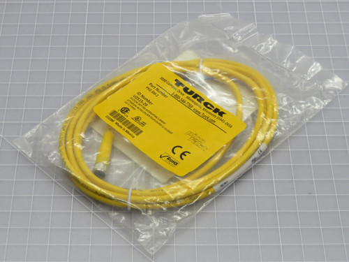 TURCK  PKG 3M-2 U2515-29 3X24 AWG, M8X1 THREADED, 2 METER LENGTH  For Sale