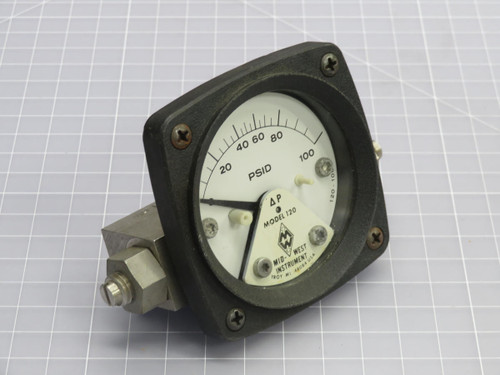 MID WEST  120  PRESSURE GAUGE  For Sale MID WEST  120  PRESSURE GAUGE  For Sale