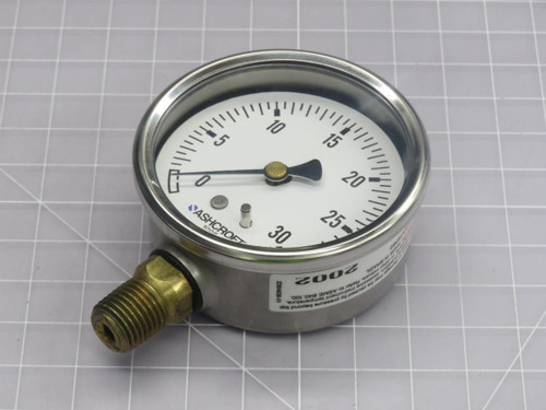 ASHCROFT  63-1008-A-02L-30  PRESSURE GAUGE  For Sale