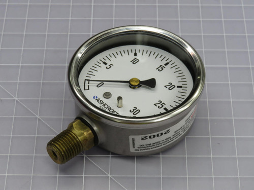 ASHCROFT  63-1008-A-02L-30  PRESSURE GAUGE  For Sale