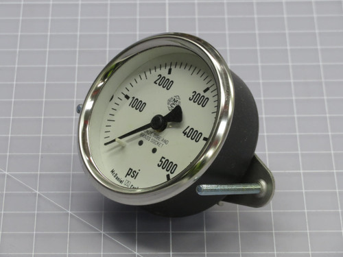 MCDANIEL CONTROLS J8OU BRONZE TUBE AND BRUSS SOCKET PRESSURE GAUGE T219487 MCDANIEL CONTROLS J8OU BRONZE TUBE AND BRUSS SOCKET PRESSURE GAUGE T219487