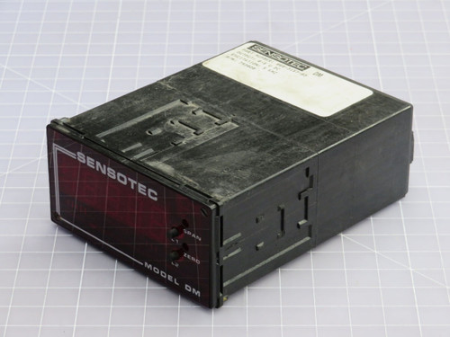 SENSOTEC  DM 060-3157-03 DEMODULATOR METER DIGITAL DISPLAY  For Sale