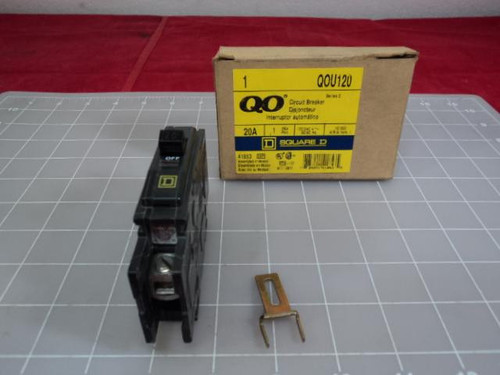 SQUARE D Q0U120 CIRCUIT BREAKER DISJONCTEUR INTERRUPTOR AUTOMATICO T12107