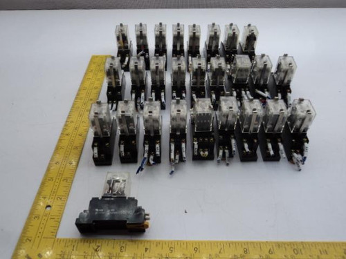 LOT OF 27 OMRON VY2 RELAYS T18599