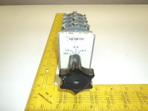 ELECTROSWITCH 505A701G06 9045 W-2 VOLTMETER SWITCH T17620