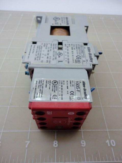 ALLEN BRADLEY 100S-C09DJ14C CONTACTOR NON-REVERSING 9AMP 600V MAX SAFETY T15574