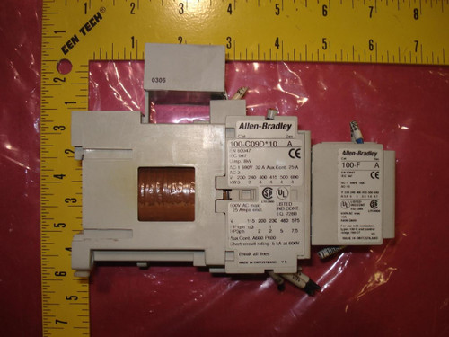 ALLEN-BRADLEY 100-C09D*10 SER A 3 POLE CONTACTOR T6531