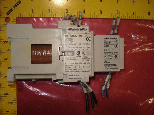 ALLEN-BRADLEY 100-C09D*10 SER A 3 POLE CONTACTOR WITH T6532