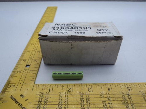 LOT OF 50 NABC  416340101 AAA DRY CELL REPLACEMENT BATTERIES T18514