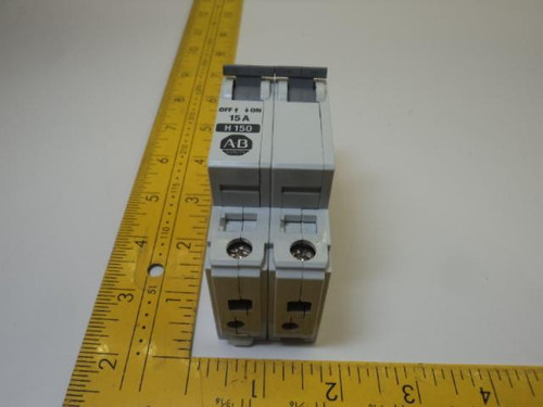ALLEN-BRADLEY 1492-CB2 H150 15A 480VAC CIRCUIT BREAKER T15638