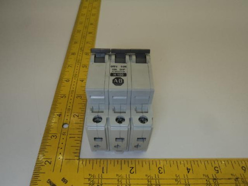 ALLEN-BRADLEY 1492-CB3 H100 10A 480VAC CIRCUIT BREAKER T15640
